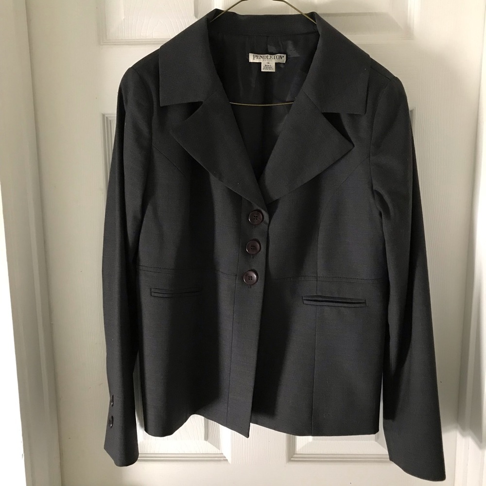 Women’s Designer Pendleton Linen Blazer